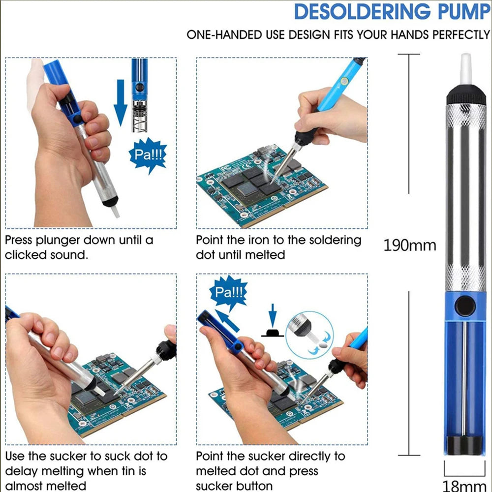 20-IN-1 Soldeerbout Set met Digitale Multimeter en Accessoires