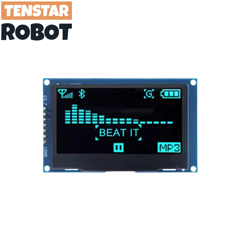 2,4" OLED Display Module SSD1309 128x64 met IIC I2C SPI Interface