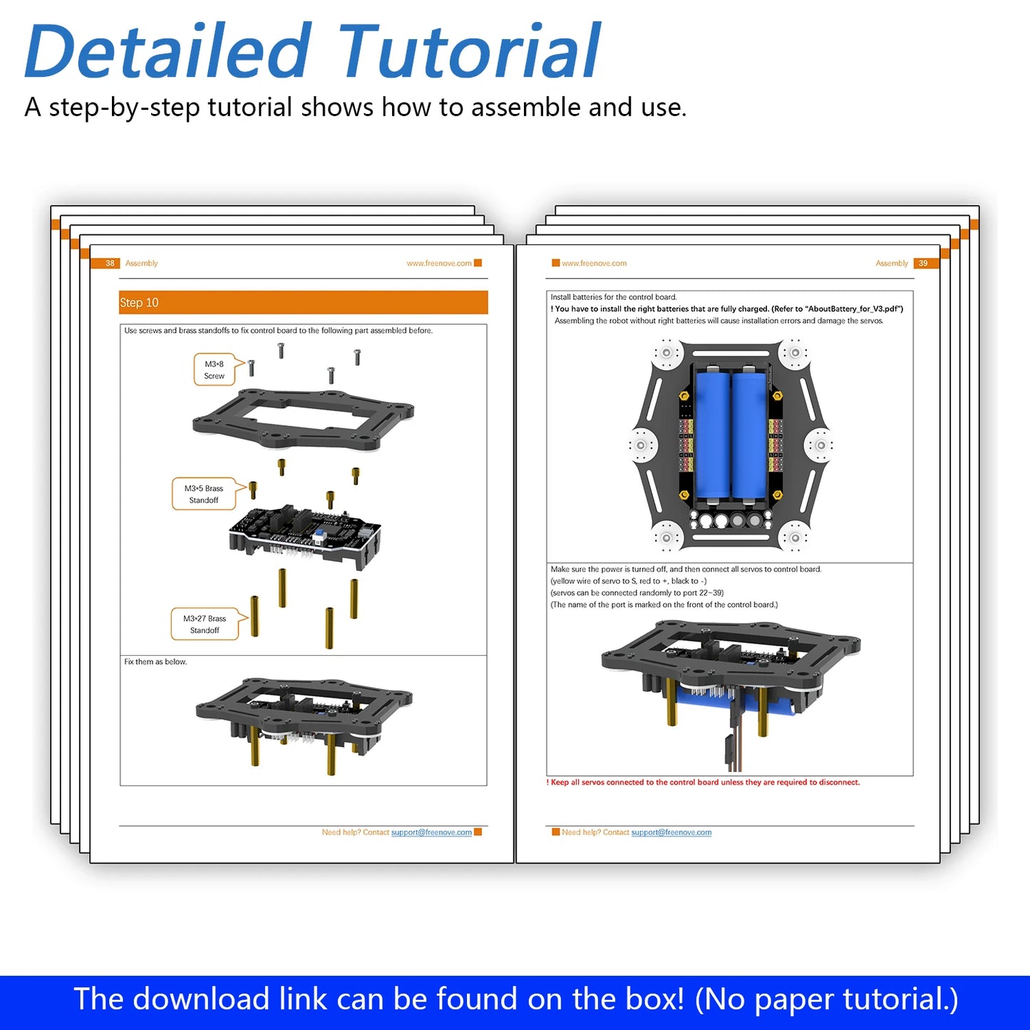 Freenove Hexapod Robot Kit voor Arduino met App Bediening en STEM Project