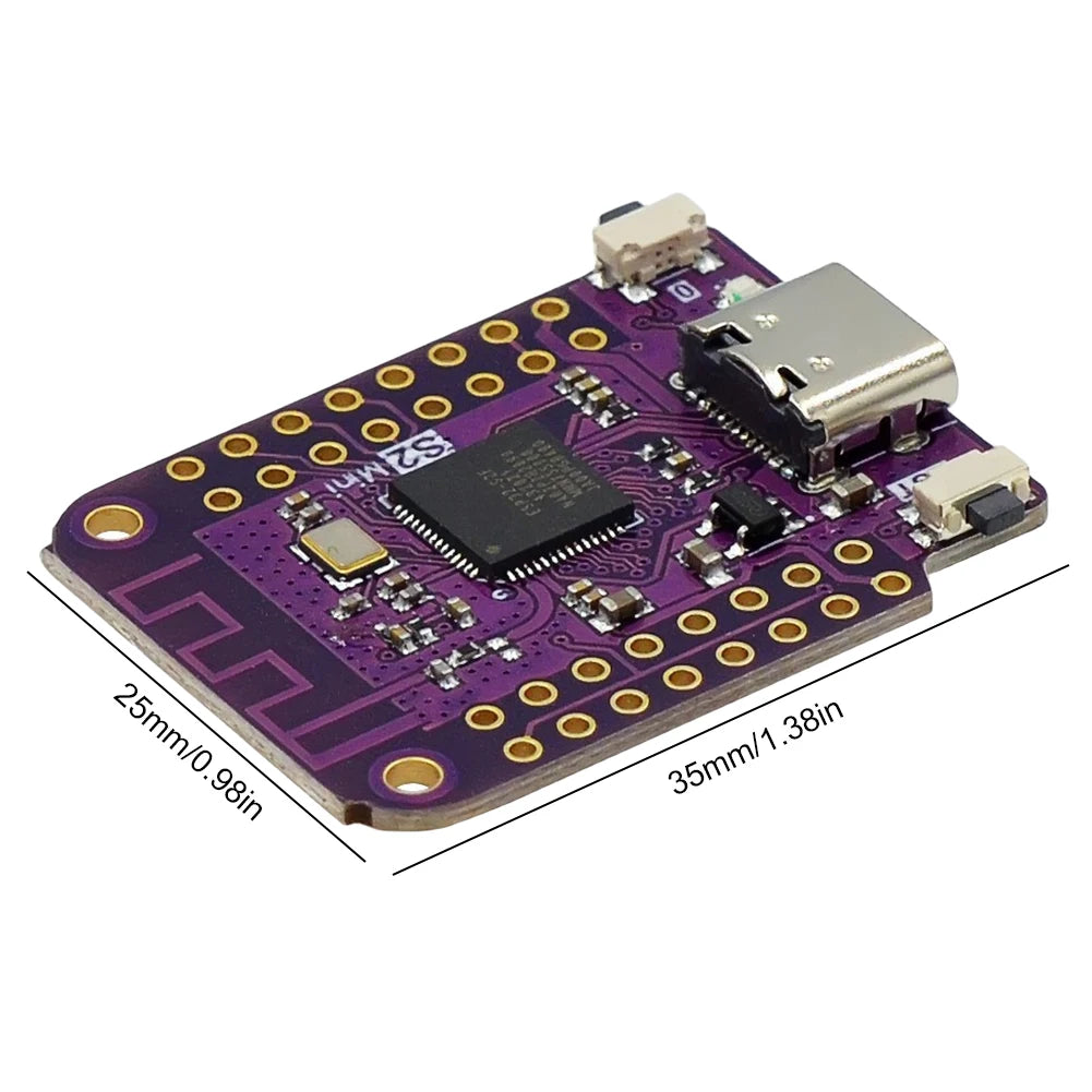 ESP32 S2 Mini V1.0.0 WiFi Ontwikkelbord met 4MB FLASH en 2MB PSRAM