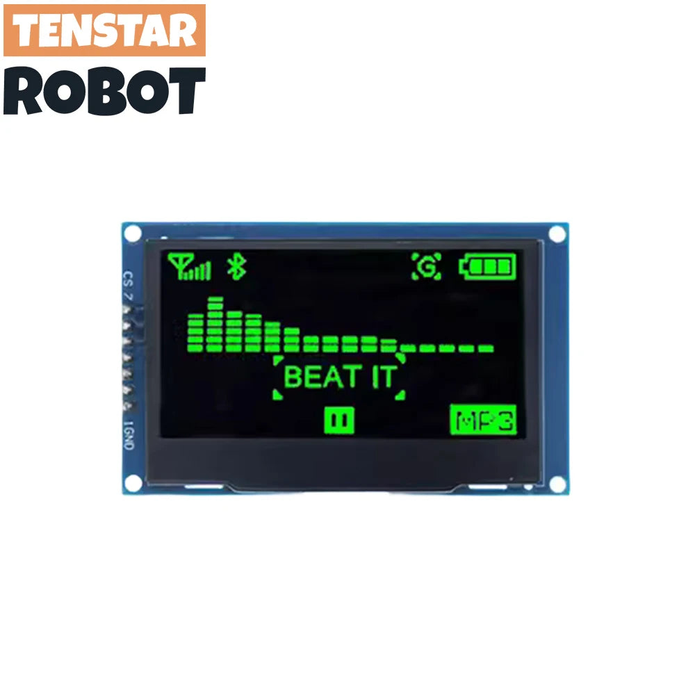 2,4" OLED Display Module SSD1309 128x64 met IIC I2C SPI Interface